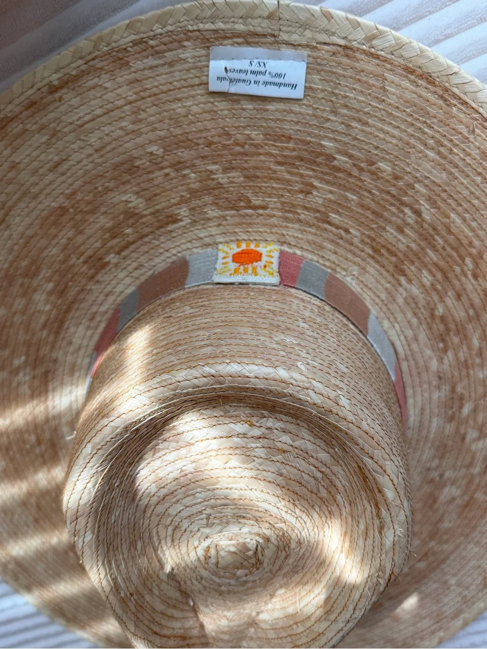 Sunshine Tienda Yolanda Palm Hat XS/S Handmade Guatemala